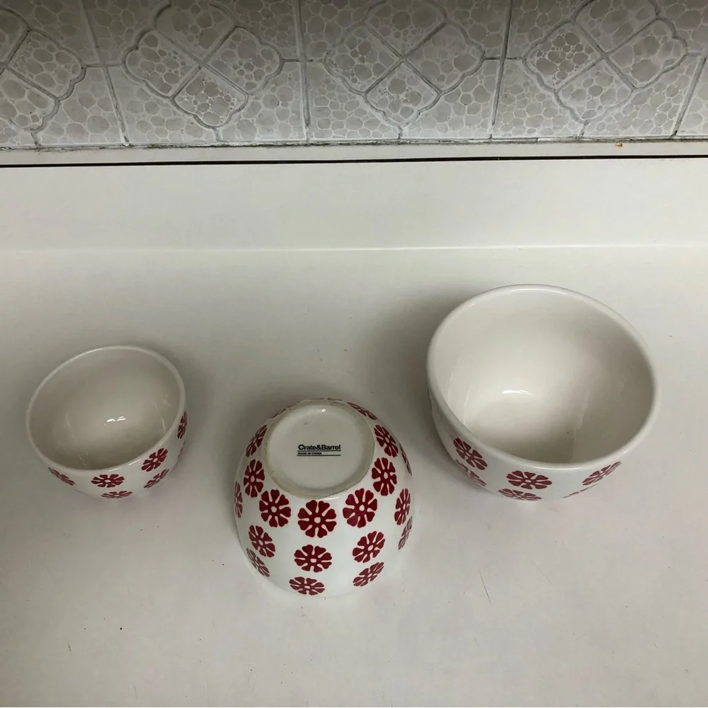 Crate & Barrel Bowls